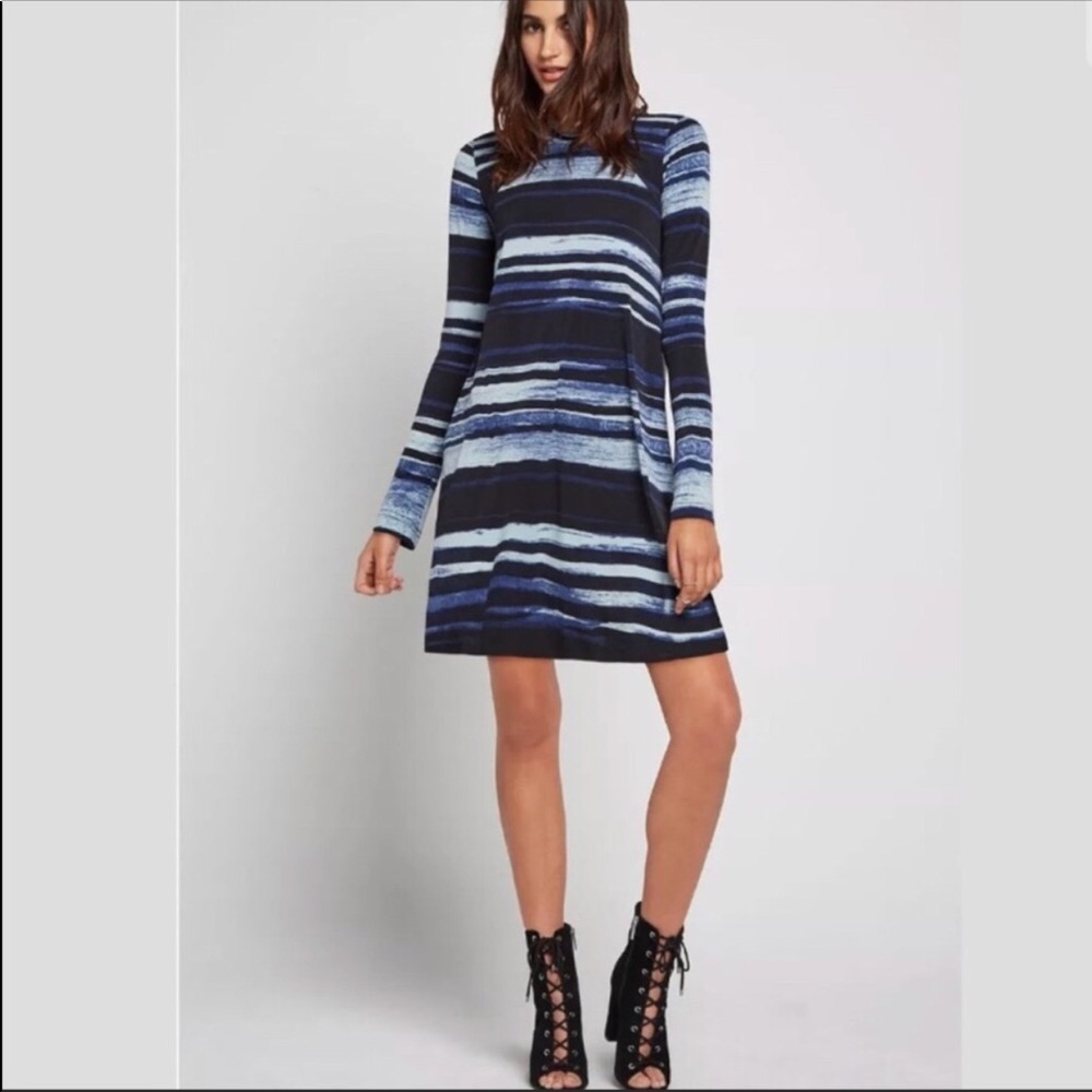 NWOT BCBGeneration A Line Dress Long Sleeve